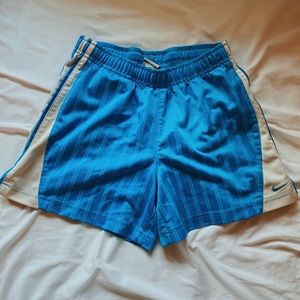 Retro Blue Nike Athletic Shorts